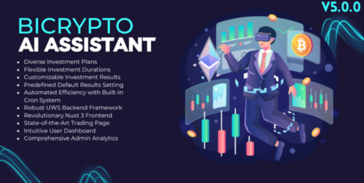 AI Investments Addon For Bicrypto - Crypto Investment & Subscription - HYIP logo