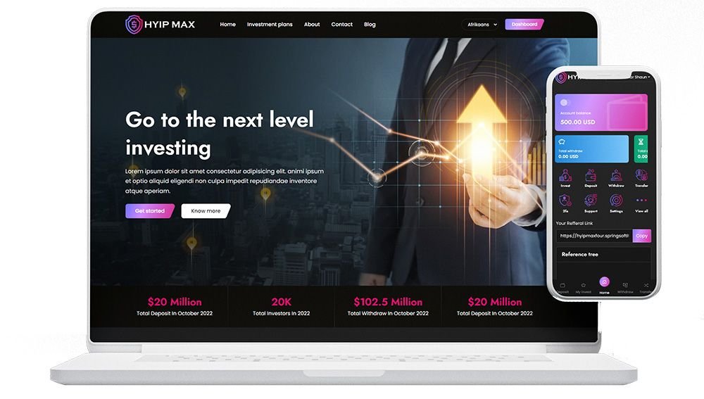 HYIP MAX - high yield investment platform cover image