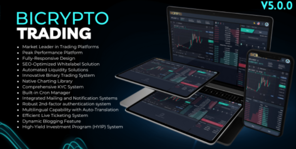 Bicrypto - Crypto Trading Platform, Binary Trading, Investments, Blog, News & More! cover image
