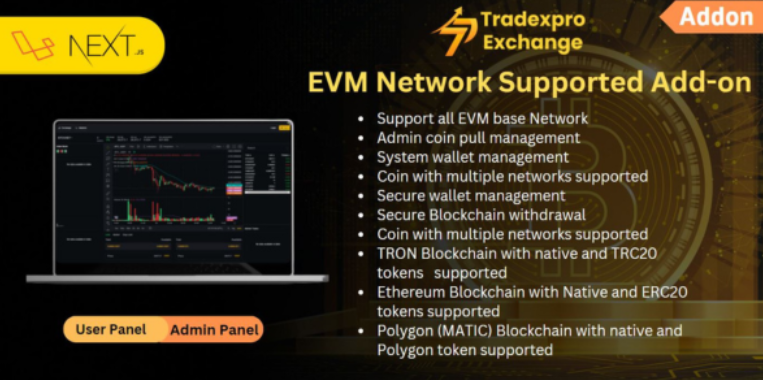 Tradexpro-EVM Network Supported Addon cover image