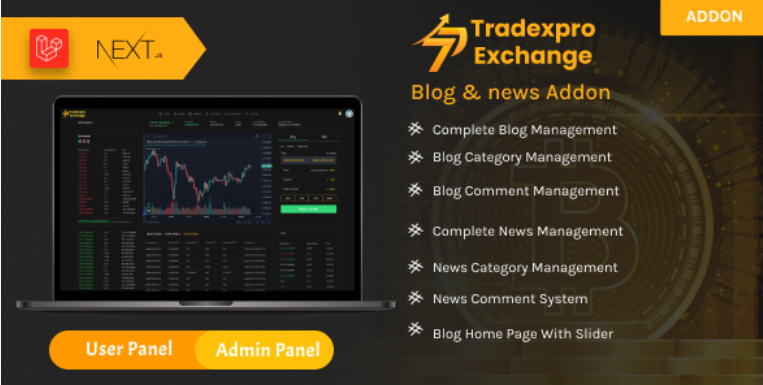 Tradexpro - Blog News Addon cover image