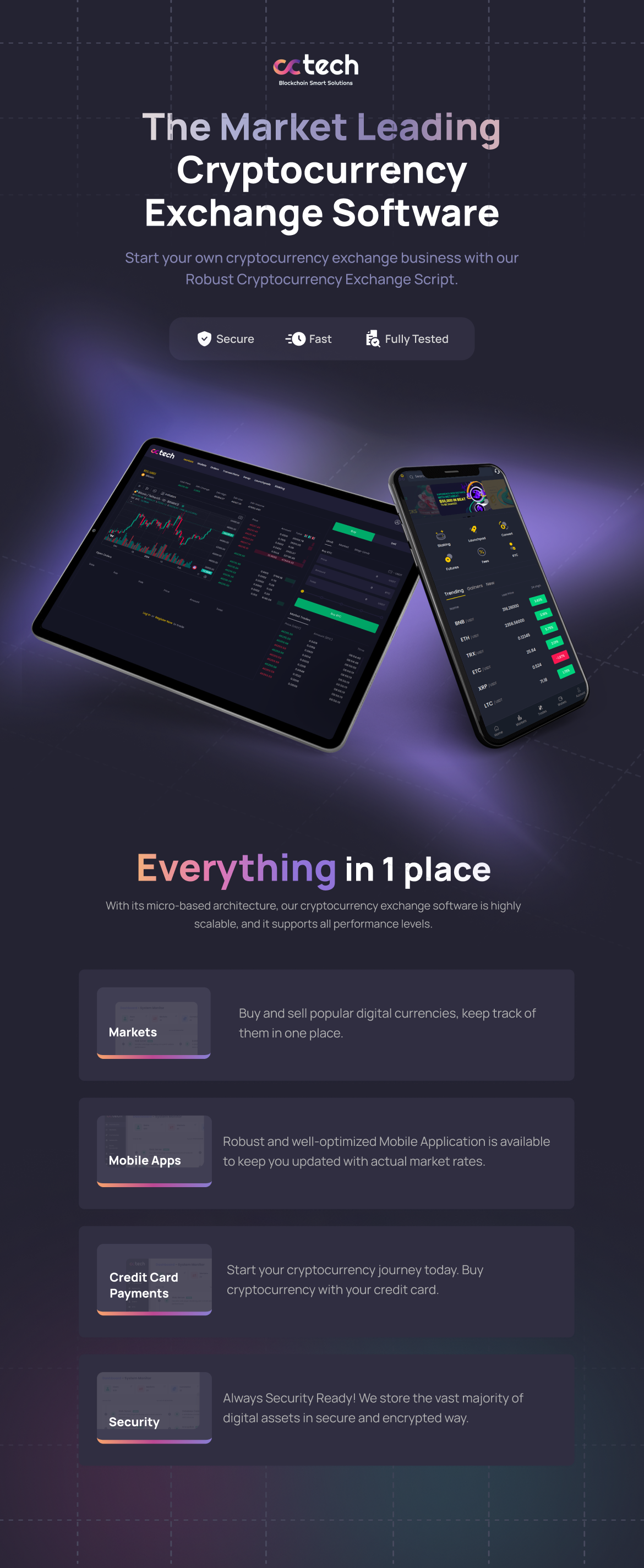 CEX | P2P - Crypto Exchange Software | Cryptocurrency Trading Script screenshot