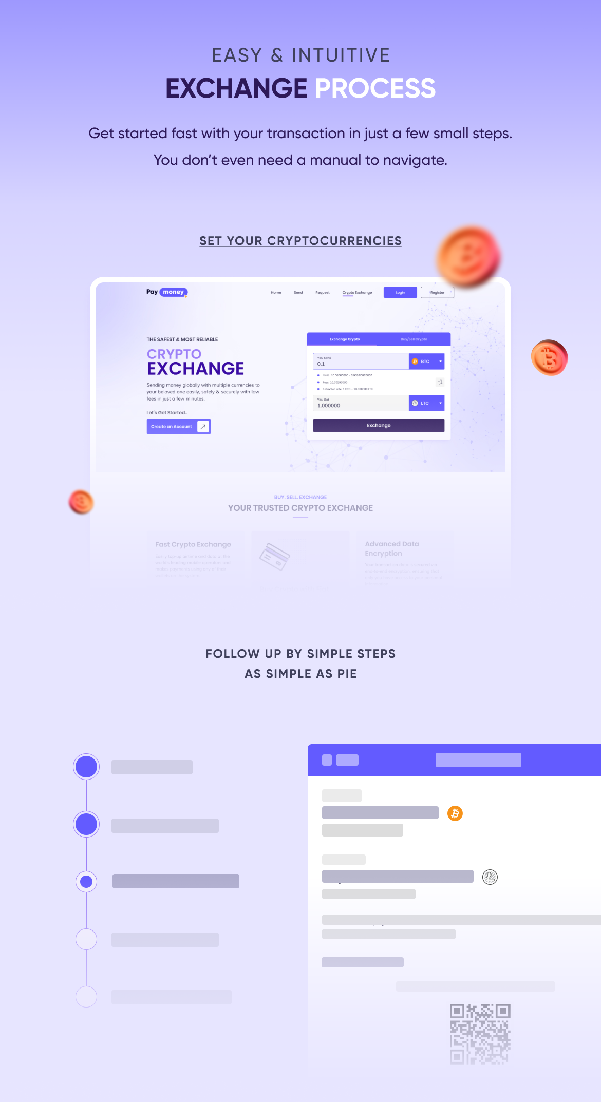 CryptExchange - Paymoney Crypto Swap and Buy/Sell Addon screenshot