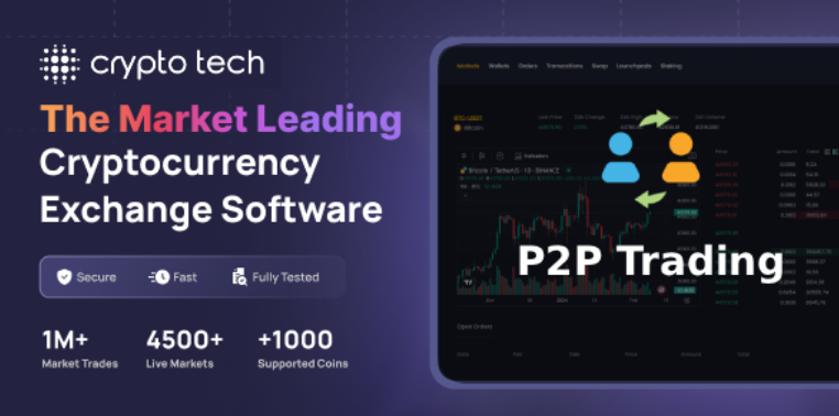 Peer to Peer (P2P) Escrow Platform for Crypto and Fiat Exchange Platform cover image