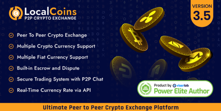 LocalCoins - Ultimate Peer to Peer Crypto Exchange Platform cover image