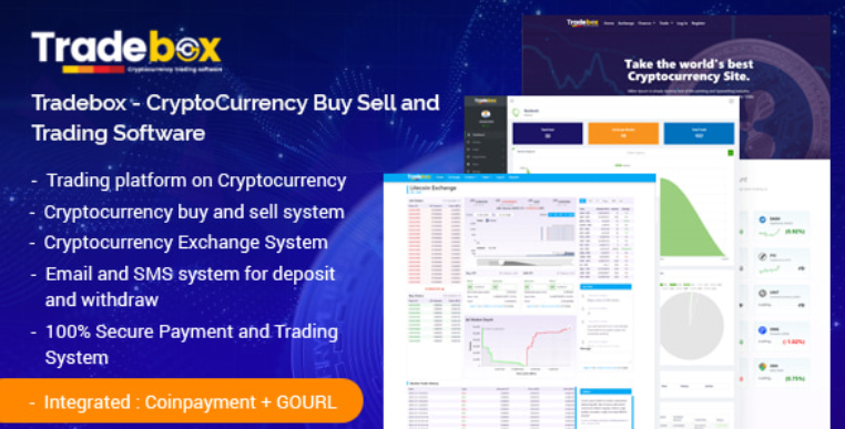 Tradebox - CryptoCurrency Buy Sell and Trading Software cover image