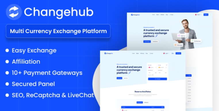 ChangeHub - MultiCurrency Exchange Platform cover image
