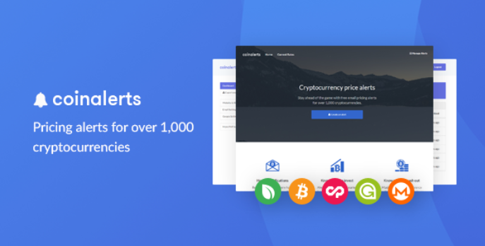 CoinAlerts - Price alerts for 1,000 Cryptocurrencies cover image