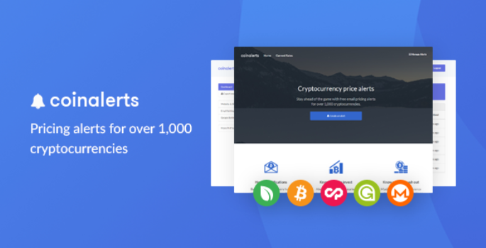 CoinAlerts - Price alerts for 1,000 Cryptocurrencies cover image
