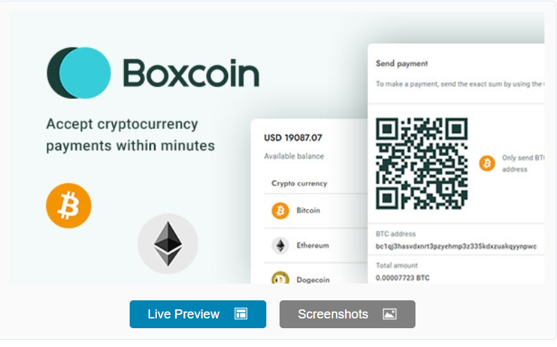 Boxcoin - Crypto Payment Script cover image