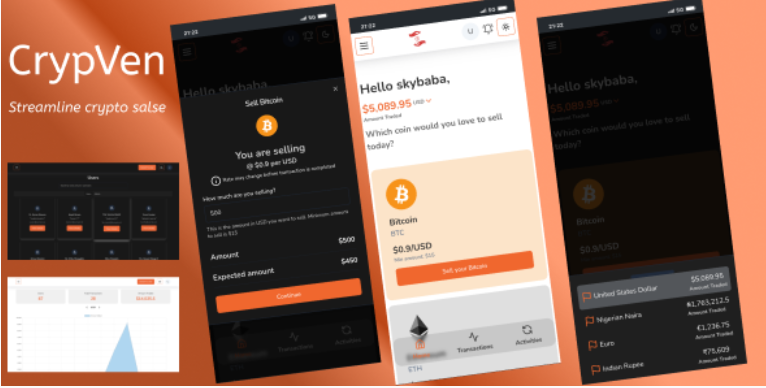 CrypVen - Crypto vendor platform cover image