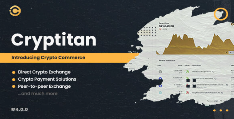 Cryptitan - Multi-featured Crypto Software & Digital Marketplace cover image