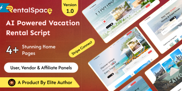 RentalSpace - Vacation Rental Script cover image