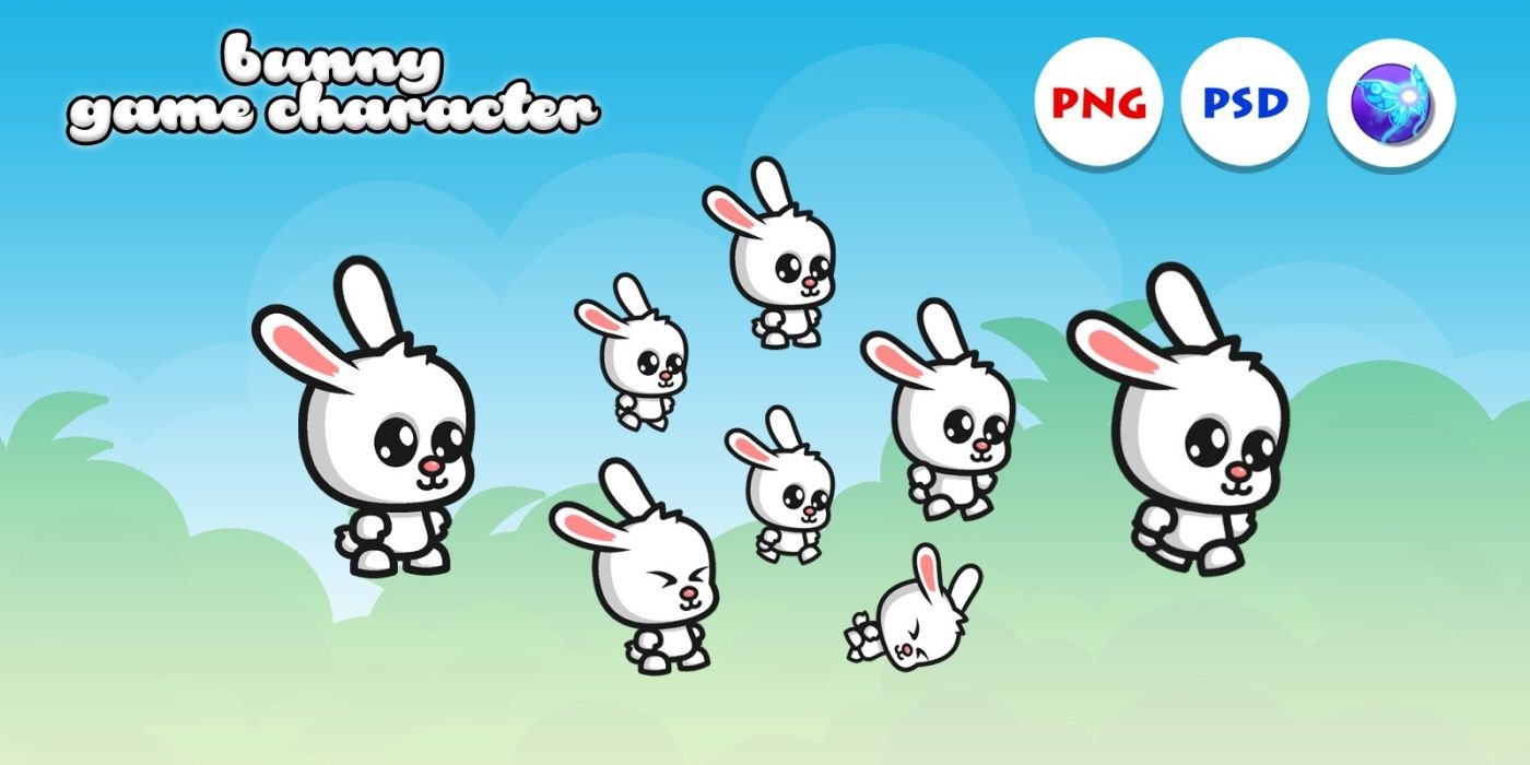 Bunny Game Character Sprites icon