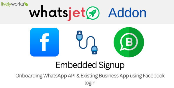 WhatsJet Addon - Plugin - Embedded Signup cover image