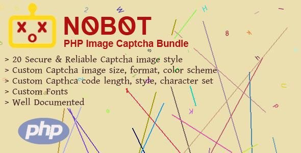 NoBot - PHP Image Captcha Bundle icon