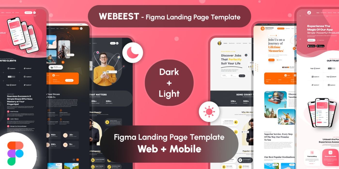 WEBBEST - Figma Landing Page Template icon