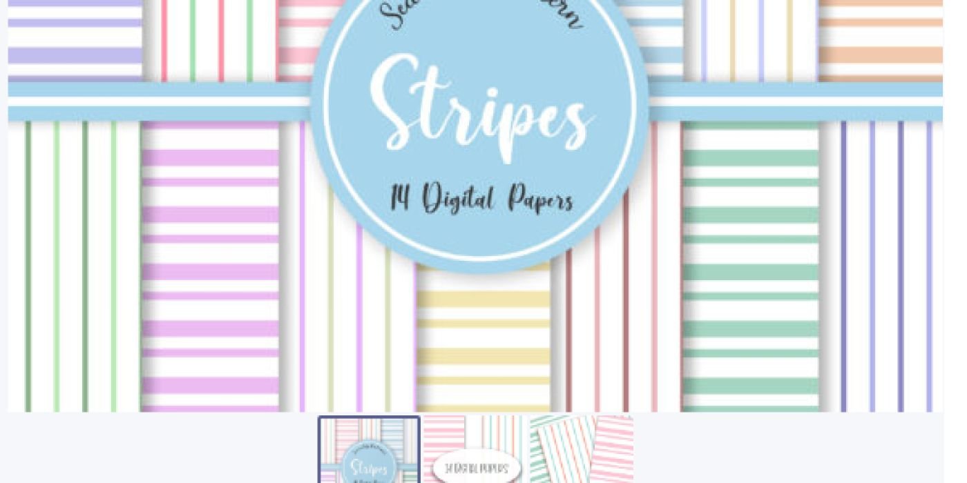 Pastel Stripes Seamless Pattern icon