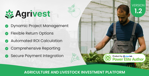 Agrivest - Agriculture and Livestock Investment Platform cover image