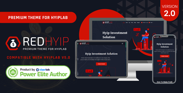 RedHyip - Premium Theme For HYIPLAB cover image
