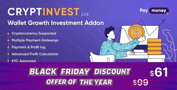 CryptInvest - Wallet Growth Investment Addon cover image