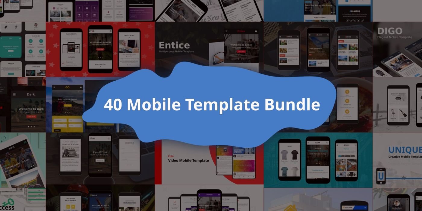 40 Mobile Templates Bundle icon