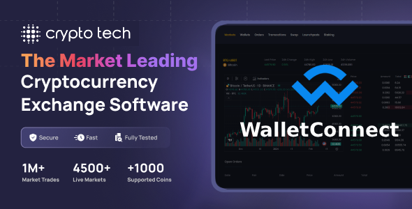 Wallet Connect - Provider for Cryptocurrency Exchange Platform cover image