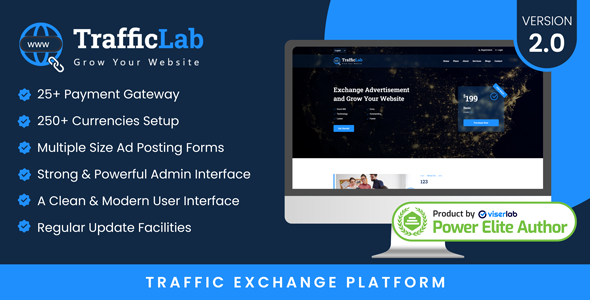 TrafficLab – Traffic Exchange Platform Script icon