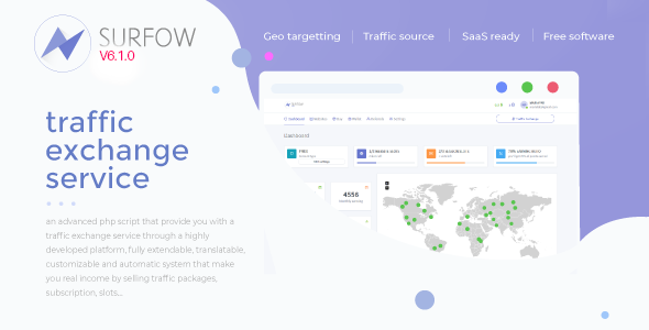 Surfow V6.1 - Traffic Exchange Service cover image