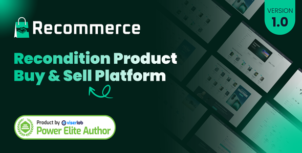Recommerce - Recondition Product Buy And Sell Platform cover image