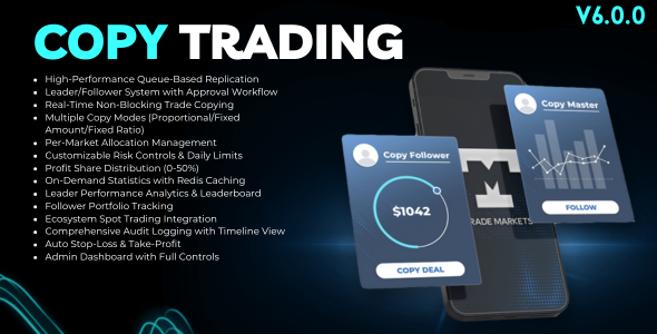 Copy Trading for Bicrypto - Social Trading, Signal Providers & Automated Portfolio Mirroring Addon cover image