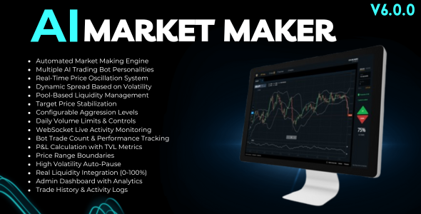 AI Market Maker - Automated Trading Bots, Liquidity Management & Price Stabilization for Ecosystem cover image