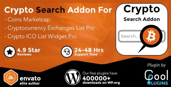 Cryptocurrency Search Addon For Crypto Plugins icon