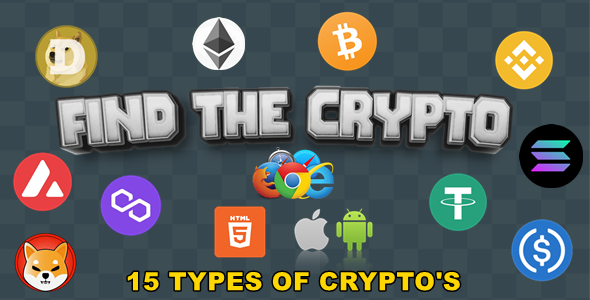 Find The Crypto - Crypto Game - HTML5/Mobile (C3p) icon